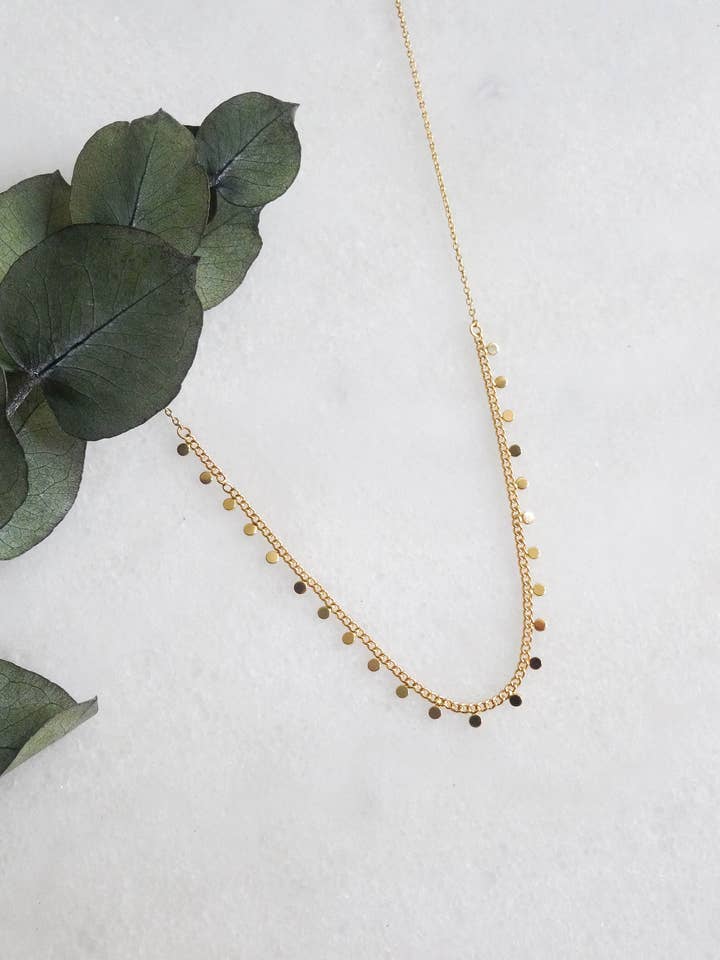 Collier Moon lang voor wholesale door LES TISSAGES DE CAMILLE