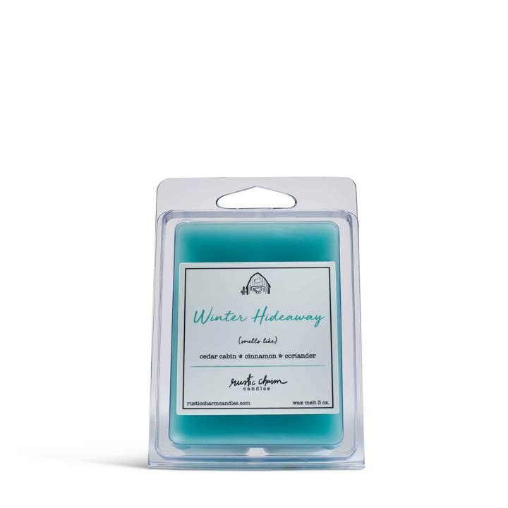 Winter Hideaway Wax Melt for wholesale by Rustic Charm Candles