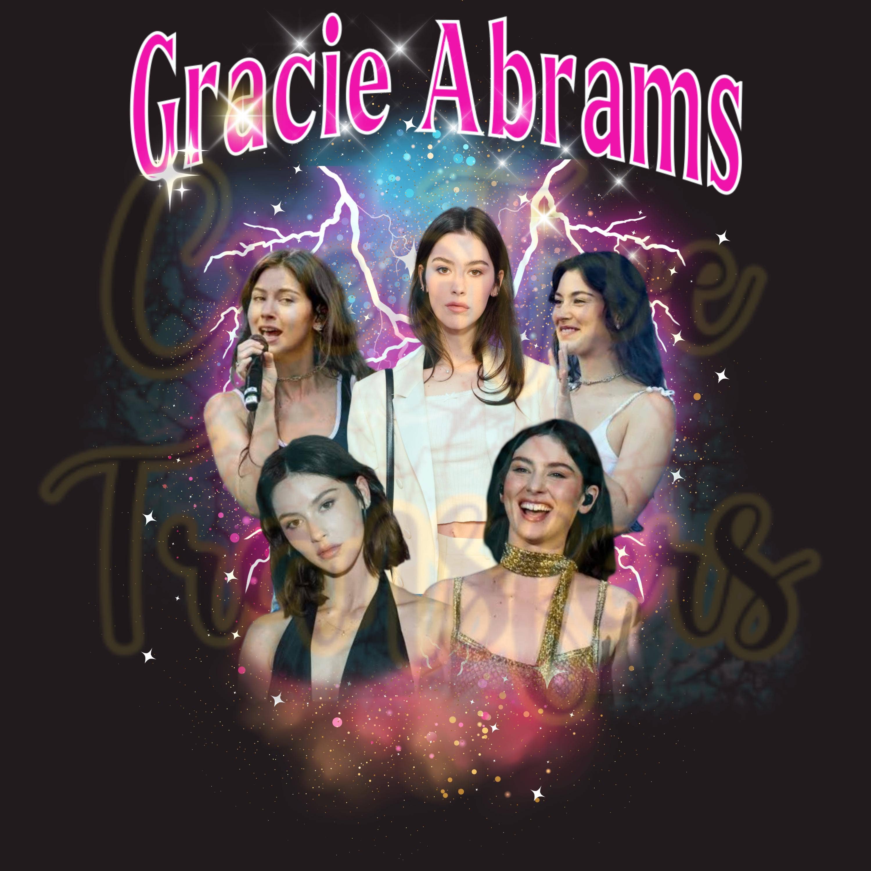 SONDO DESIGN LTD – wholesale T-shirt (graphic) – women's – Colourful Gracie Abrams Tee1