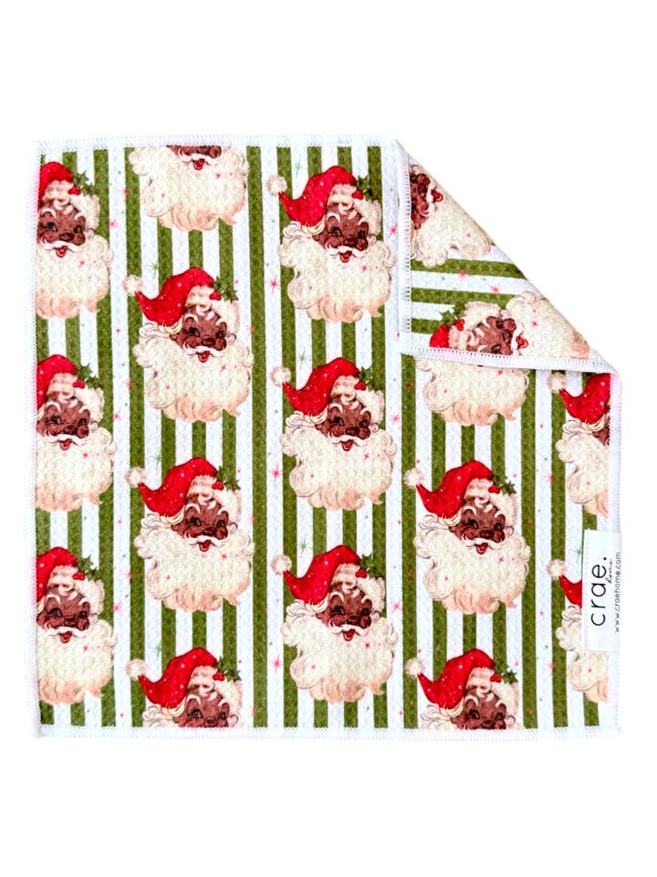 St. Nick: Double-Sided Washcloth for wholesale by Crae.Home