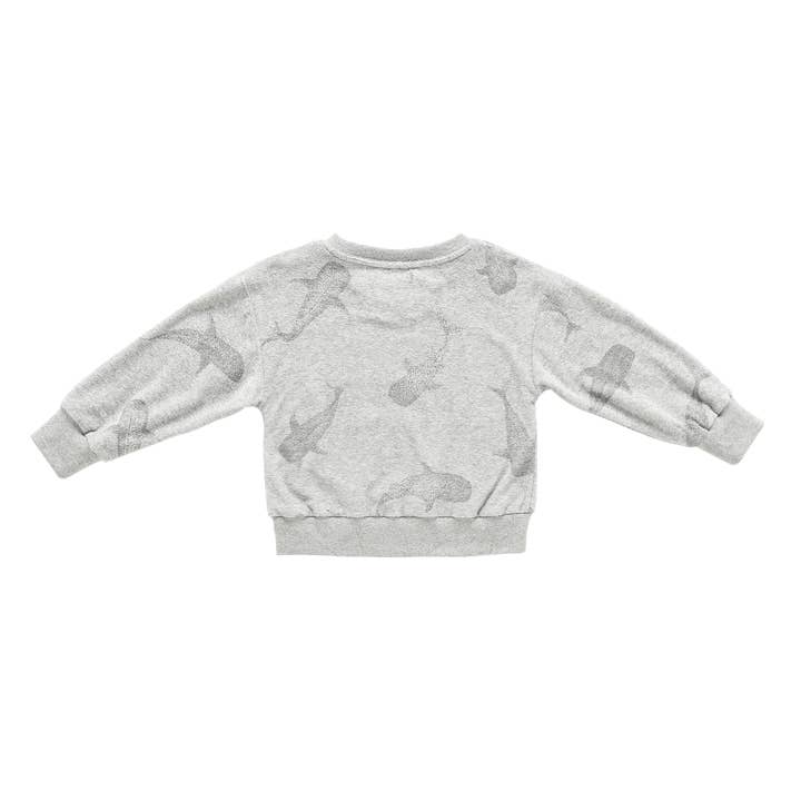 Sudadera de felpa - Gris jaspeado para venta al por mayor de OMAMImini