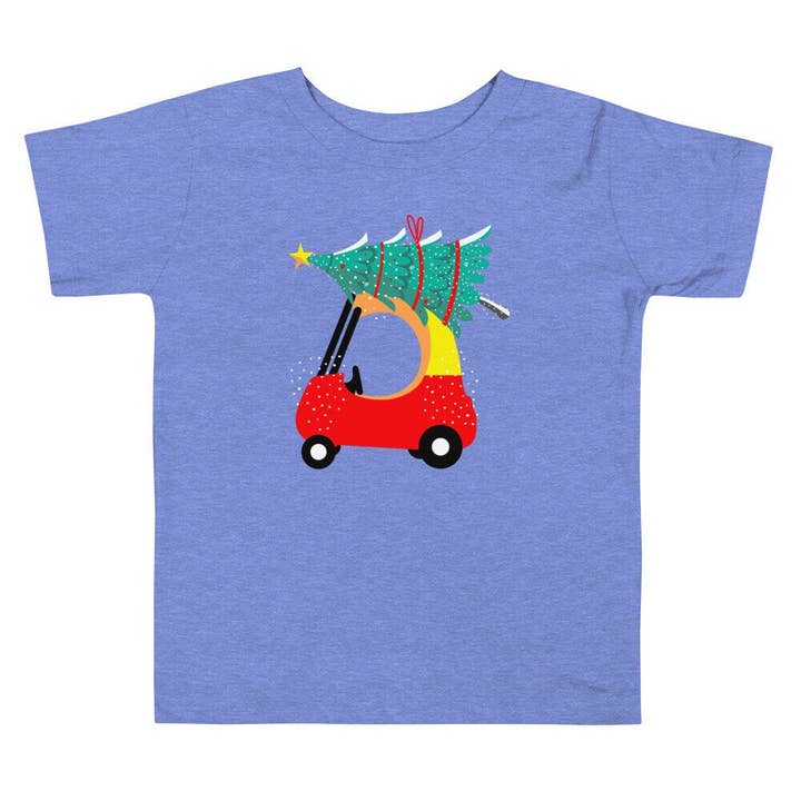 SUNFLOWER DREAMS BOUTIQUE - Wholesale Screen Printed T-Shirt - Kids - Mr Magoo Truck and Tree Toddler Short Sleeve Tee