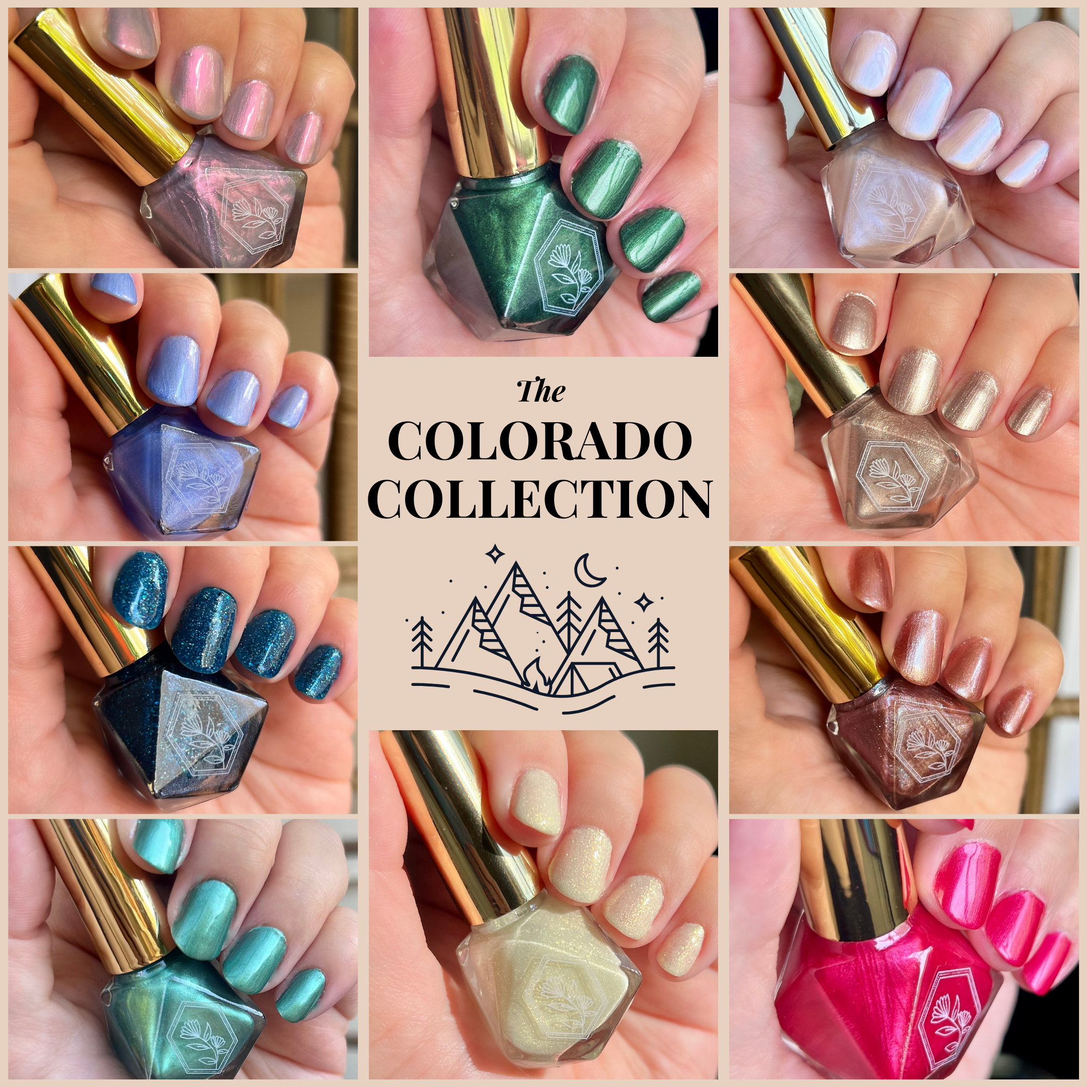 Palafoxia Beauty - Wholesale Nail Polish - Dodecahedron Candy Jar with 50 Bottles of Nail Polish 4