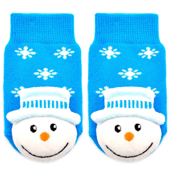 Liventi - Wholesale Socks - Baby - Snowman Christmas Boogie Toes Rattle Socks