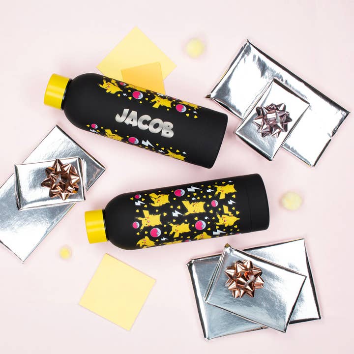 Fringoo Group Ltd - Wholesale Water Bottle - Stainless Steel Bottle - Pokemon Yellow1