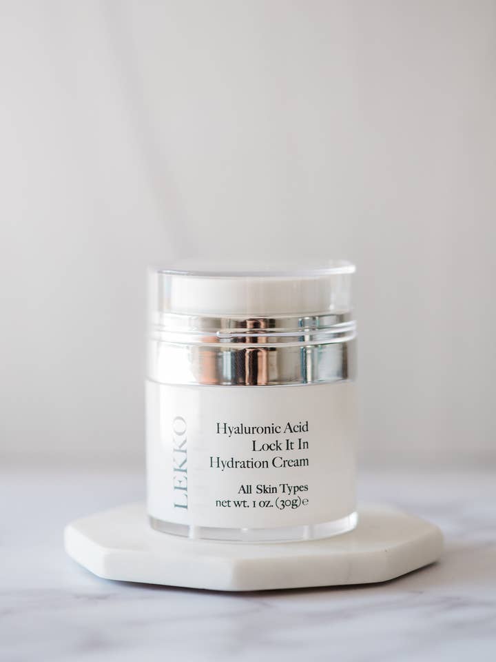 Hyaluronic Acid Lock It In Hydration Cream for wholesale by LEKKO Aesthetics LLC
