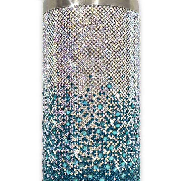 TUMBLER CRYSTAL TEAL OMBRE for wholesale by Jacqueline Kent