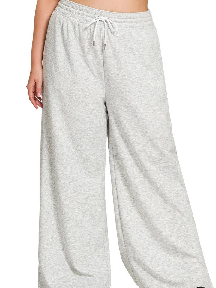 Plus Scuba Drawstring Pants for wholesale by Vanilla Monkey