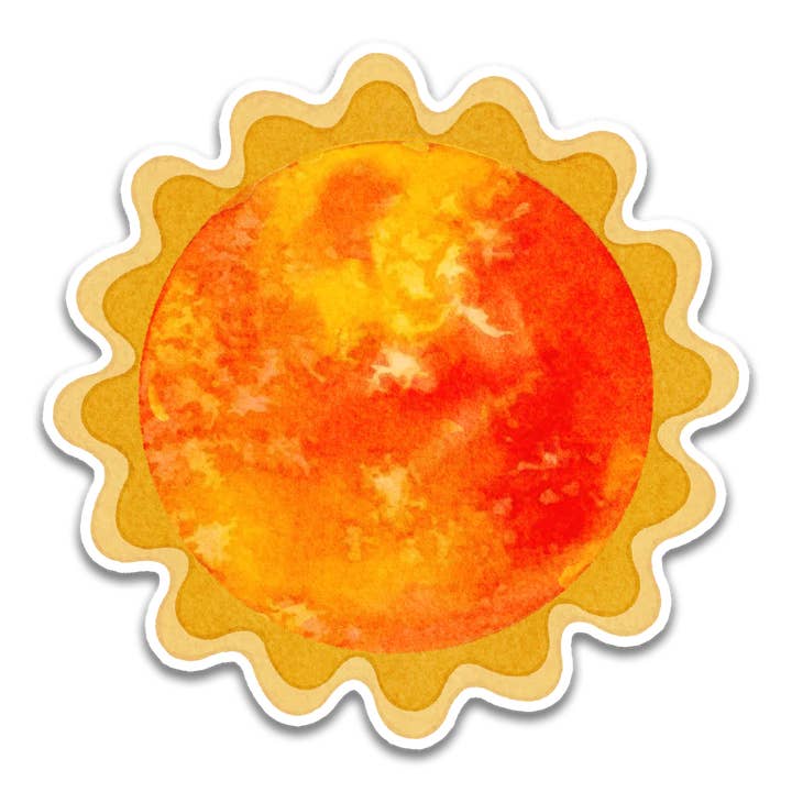 Sun Sticker voor wholesale door Stick With Finn