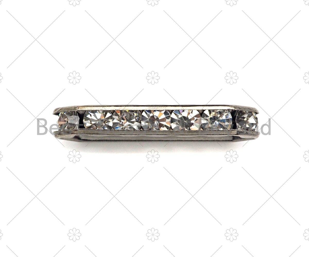 BestBeads&Beyond – Großhandel Individueller Charm/Anhänger – 10 Stück Strass-Schmuck-Trennleiste mit 3 Löchern, Artikelnummer C1121