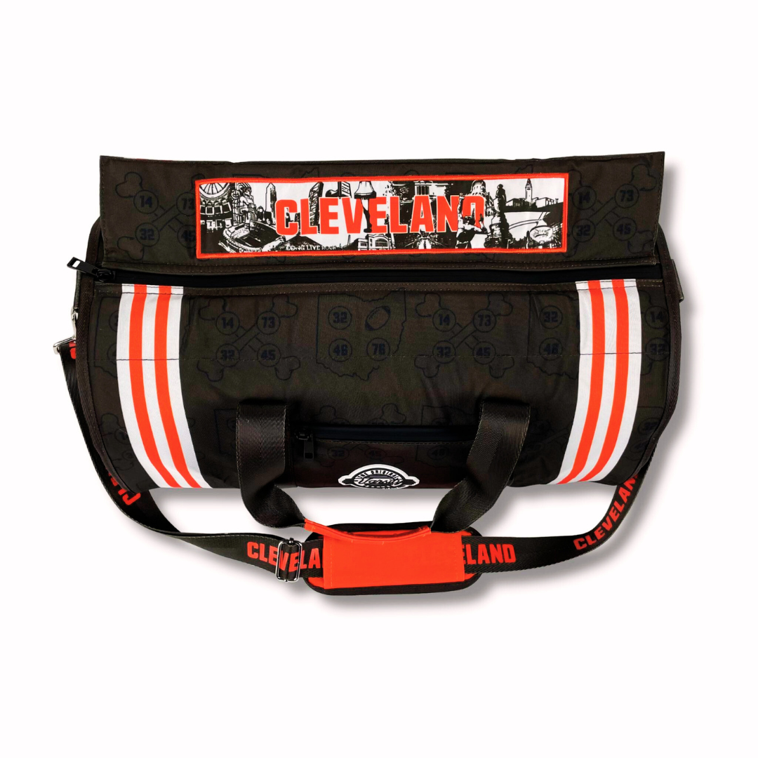 Varsity Cooler - Wholesale Cooler/Cooler Bag - Cleveland Duffle Cooler2