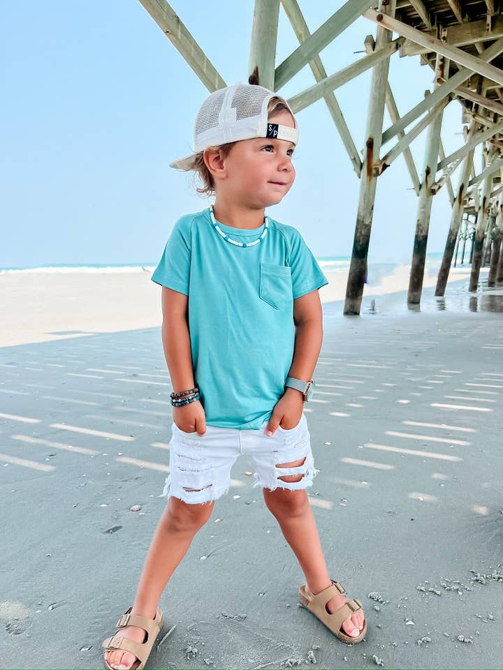 Summer Skies Beach Tee for wholesale by Salty Kids Adventures