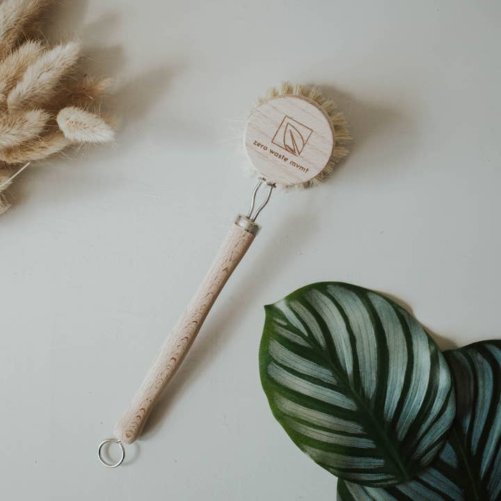 Zero Waste MVMT - Wholesale Cleaning Brush - Wooden Dish Brush with Replaceable Head (READ OPTIONS)