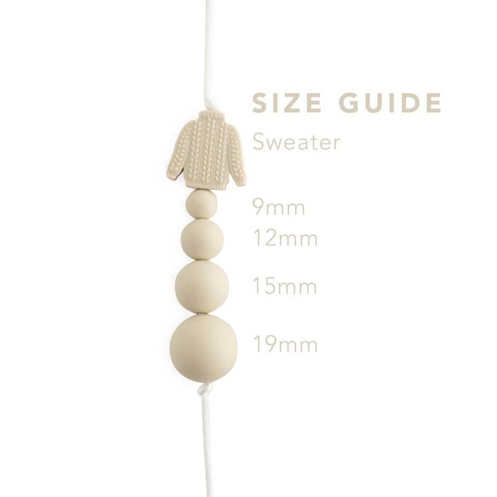 Cara & Co Silicone Craft Supply - Wholesale Craft Supplies - Sweater Silicone Focal Beads5