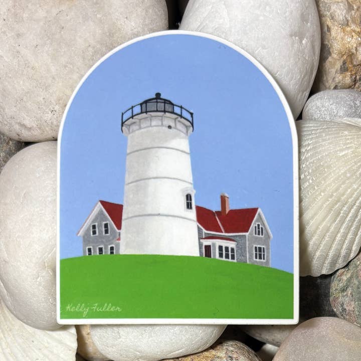 Kelly Fuller - Wholesale Sticker - Nobska Lighthouse Sticker0
