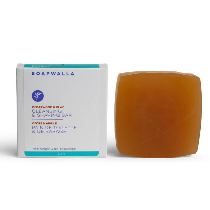 Soapwalla - Wholesale Bar Soap - Cedarwood & Clay Cleansing Bar, 110gr2