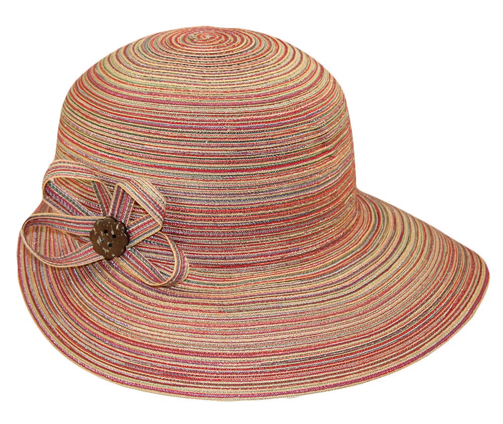 Jeanne Simmons Accessories - Wholesale Straw Hat - Women's - Wide Front Brim 8495 Hat Spring3