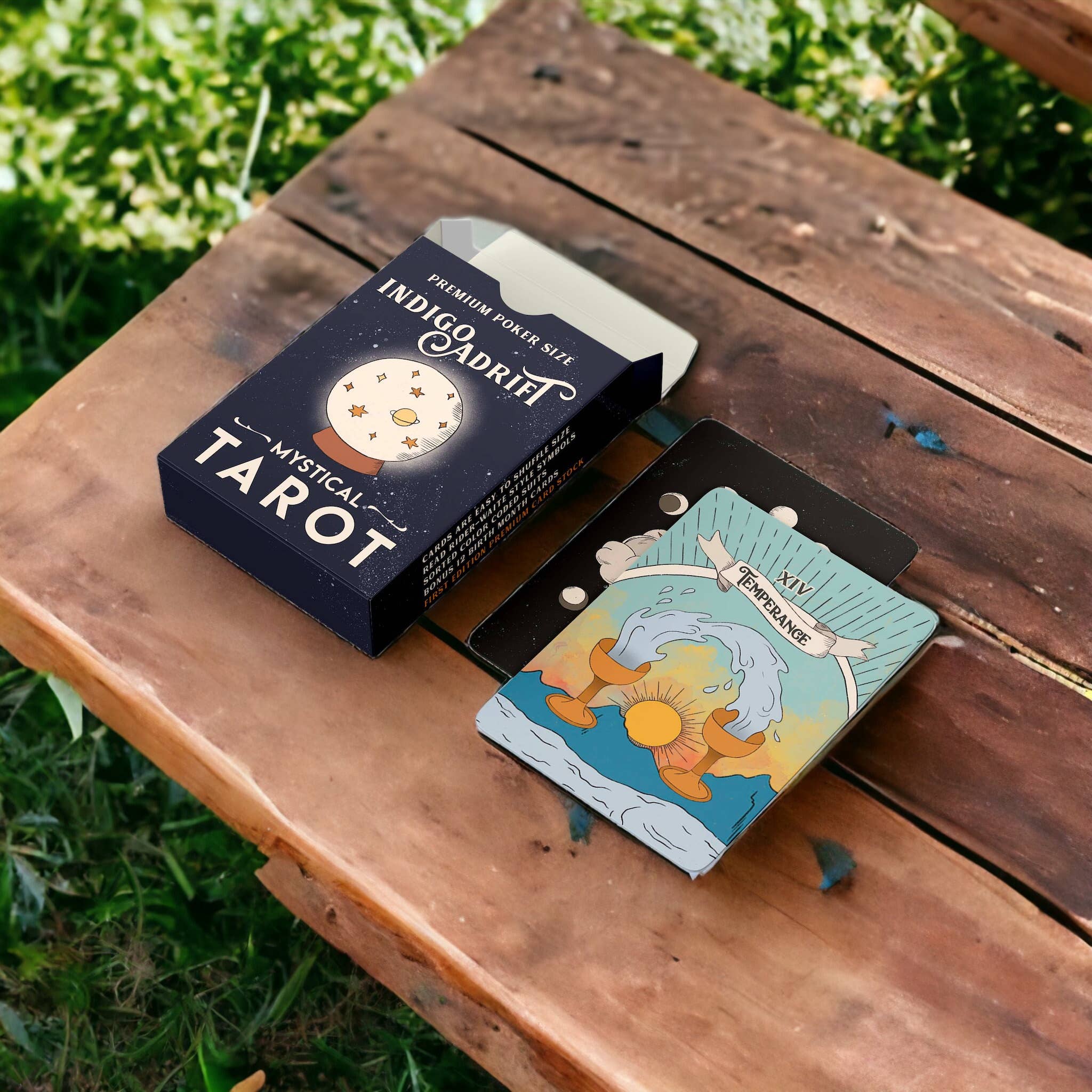 Dio Candle Company - Vente Cartes de tarot - Jeu de tarot Rider Waite - Costumes codés par couleur au format poker16