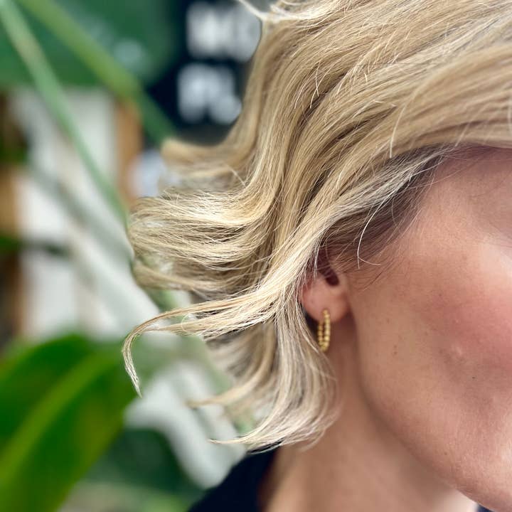 Natalie Clare Collections - Wholesale Hoop Earrings - Beaded Hoop Earrings