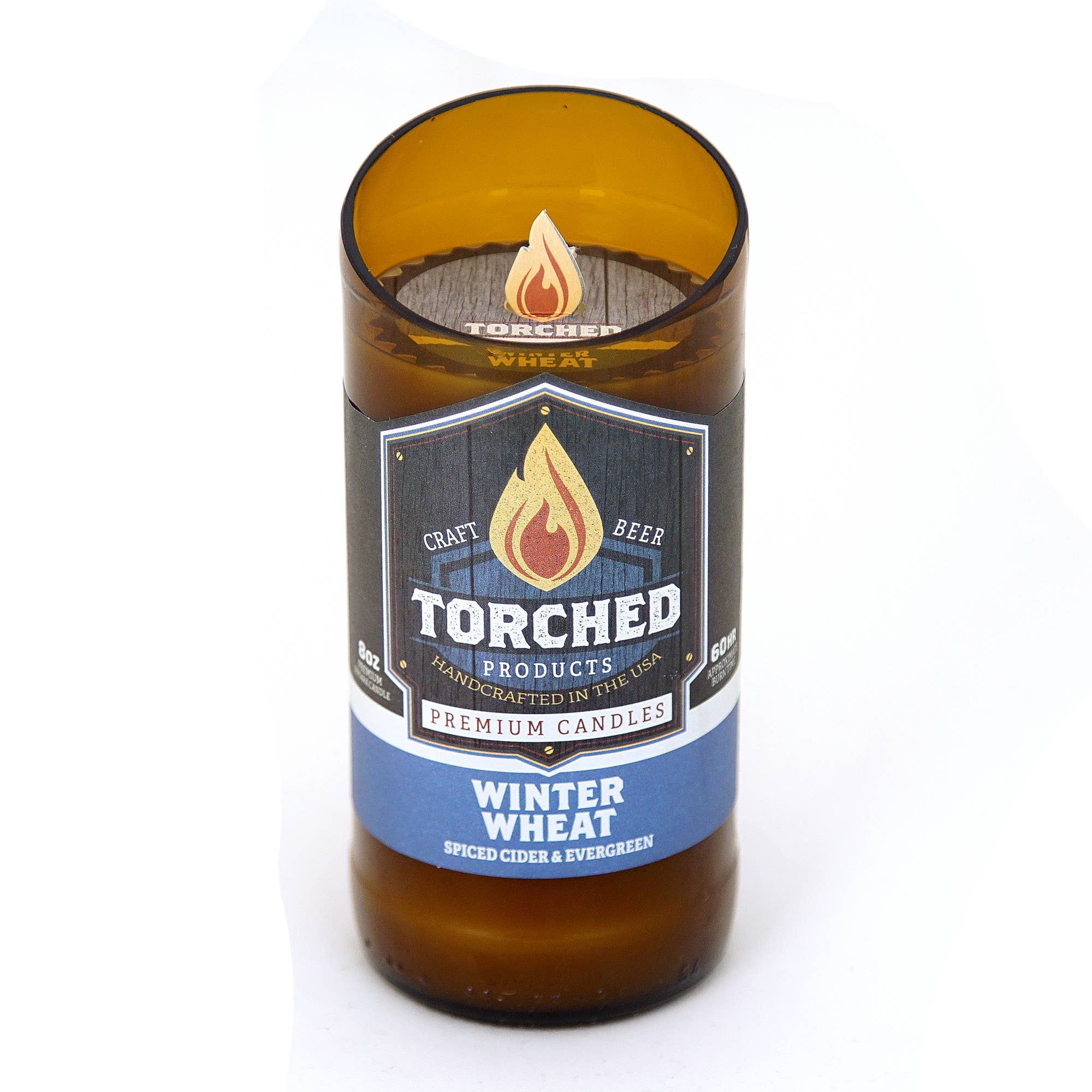 Torched Products - Venta al por mayor Velas en tarros - Vela para botella de cerveza, 8 oz, fragancias variadas, paquete de 12, otoño6