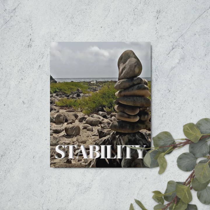 STABILITÉ, impressions sur métal pour la vente par VIBELINK