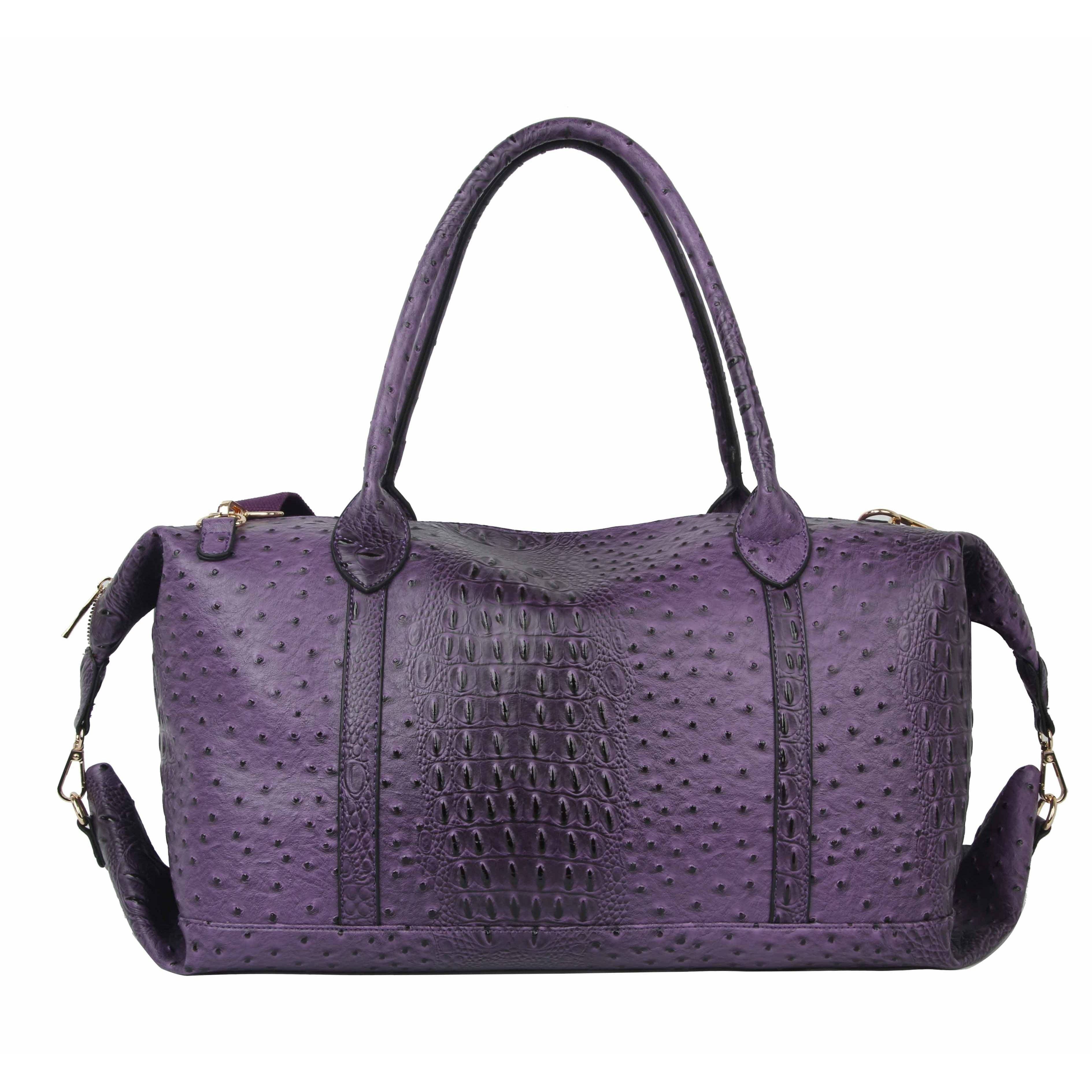 Handbag Factory Corp - Wholesale Duffel- en weekendtas - Dames - Croc reistas van groot formaat8