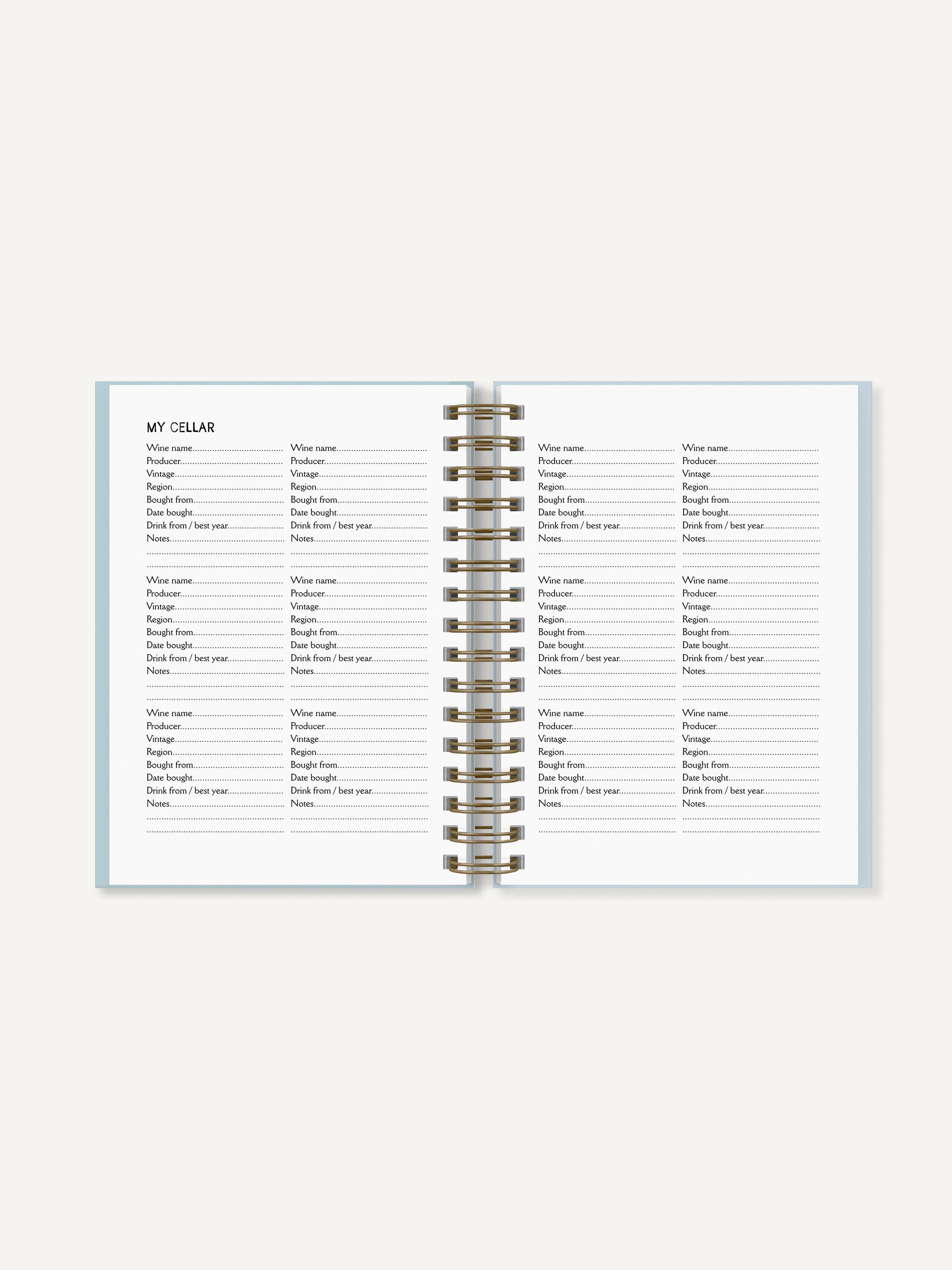 Sovende Bjorn - Wholesale Journal/Diary - Wine Journal - A5 Hardback Journal11