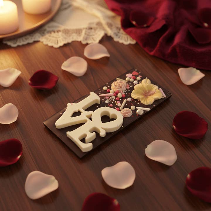 The Belgian Chocolate Makers - Wholesale Chocolate Bar - Milk chocolate red love bar 120g3