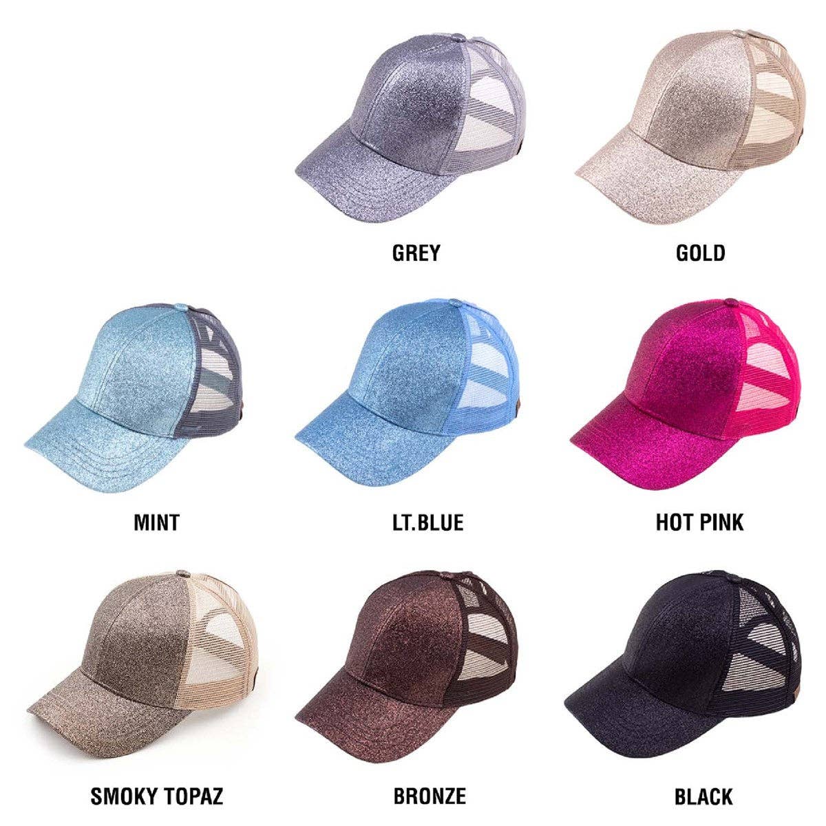 Truly Contagious - Wholesale Baseball Cap - Kids - CC Kids Glitter Pony Caps ( KIDS BT-6 )17