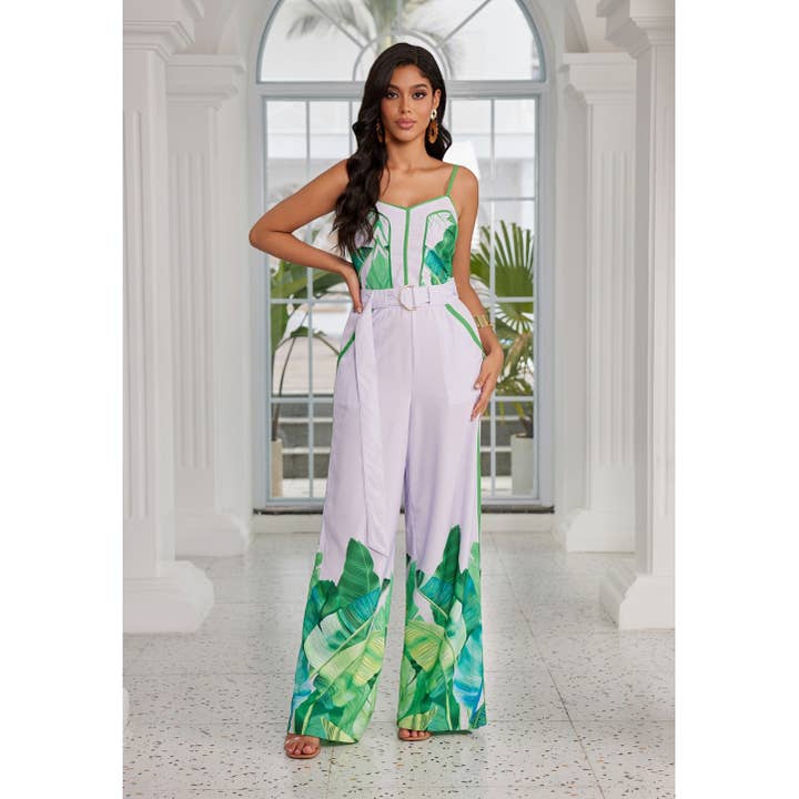 Printed Jumpsuit for wholesale by Chicways