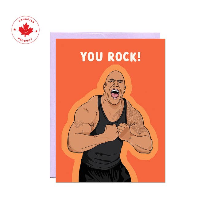 Party Mountain Paper co. - Wholesale Encouragement Card - You Rock | Last Chance
