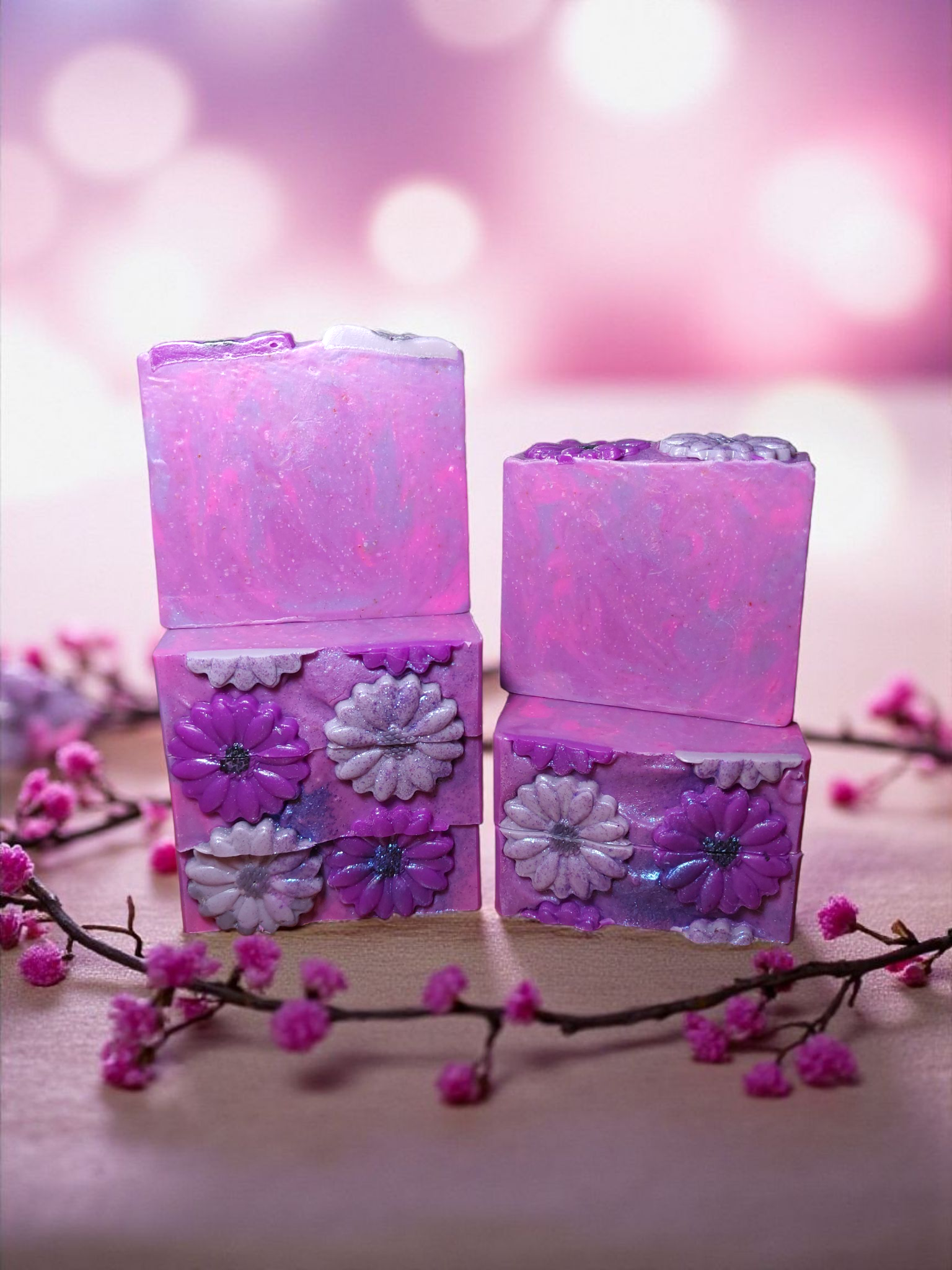 Amber Bath Co - Wholesale Bar Soap - Black Raspberry Vanilla Tallow Soap1