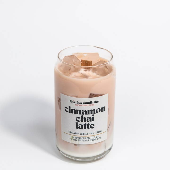 Noir Lux Candle Co - Wholesale Jar/Filled Candle - Iced Cinnamon Chai Latte Coffee Candle5