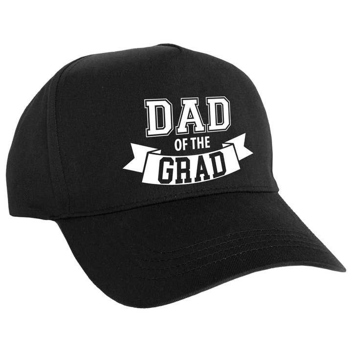 Dad of the Grad Baseball Hat - Adjustable Strap for wholesale by Party Expo, LLC