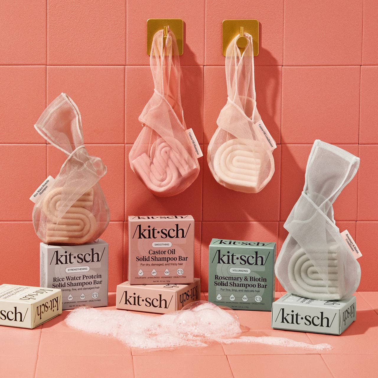 KITSCH - Wholesale Shampoo puck/solid shampoo - Rosemary & Biotin Shampoo Bar Saver Bag3