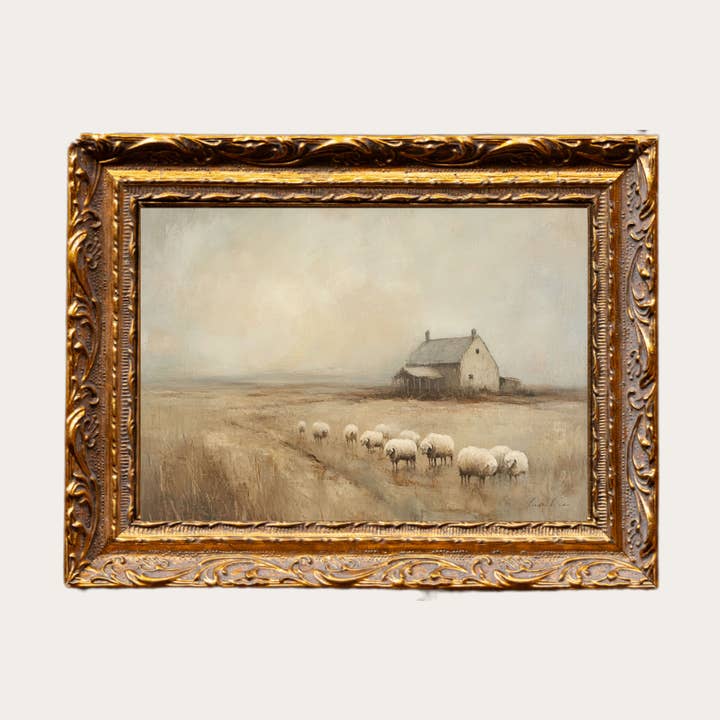 Vintage Farmland | French Brass Art for wholesale by Luxe B Co Canada