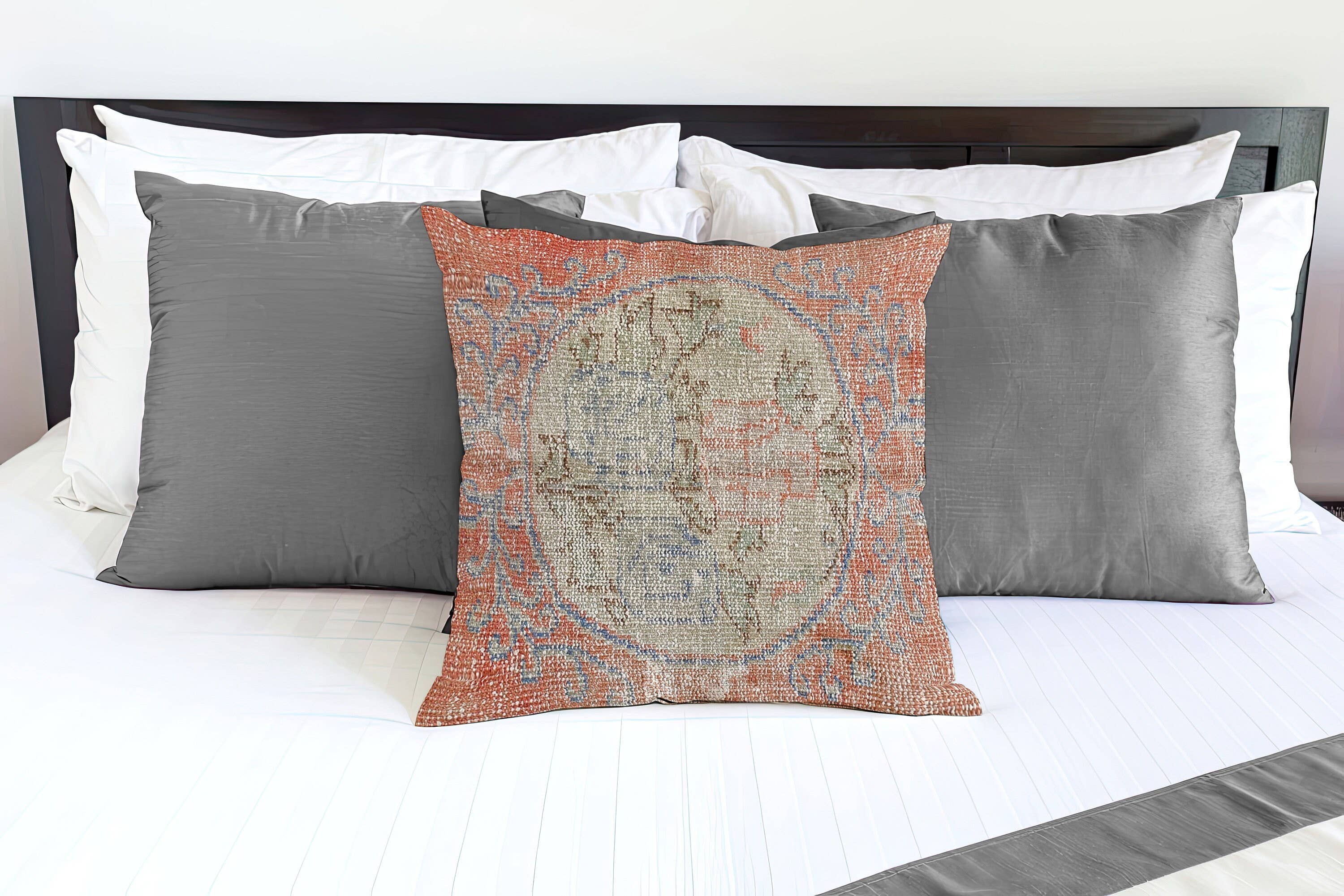 The Loom Wholesale - Vente Housse de coussin - Housse de Coussin Décorative - Coussin en Tapis Turc Vintage3