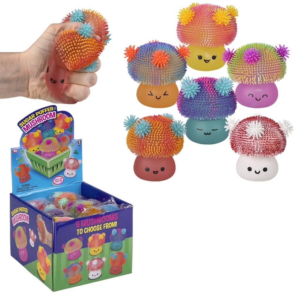 La Luna Bella - Toys - Wholesale Classic Toy - Kids - 3" Sugar Puffer Mushrooms - LLB Toys0
