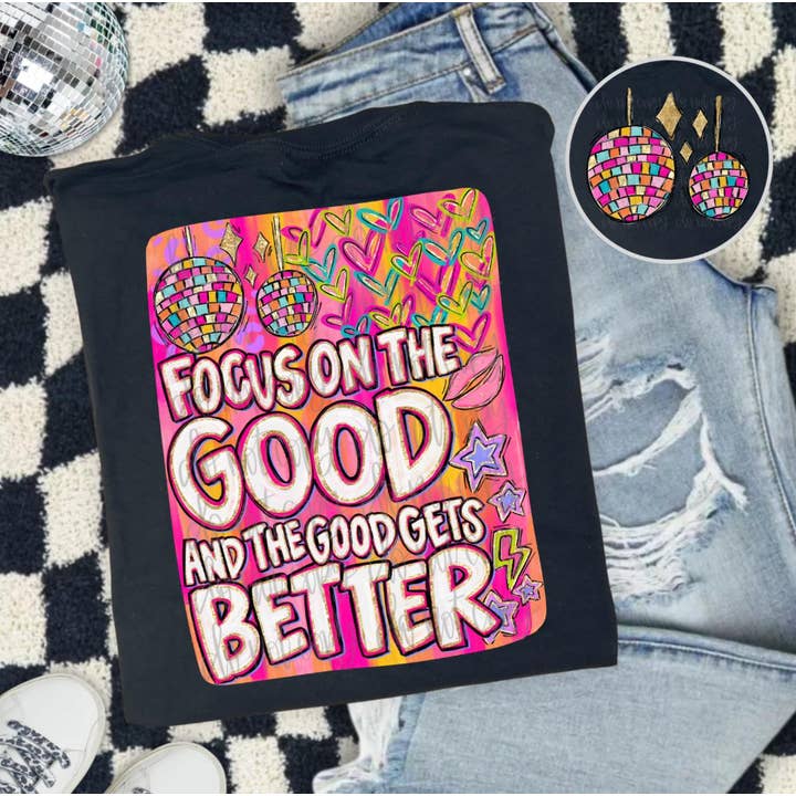 Southern Backroad Tees LLC - Wholesale T-Shirt (Graphic) - Women's - Focus On The Good Tee