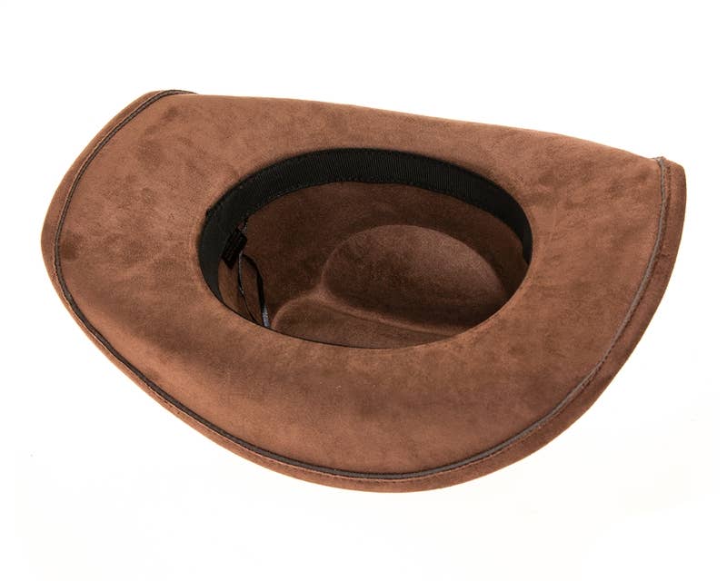 DNMC - Wholesale Cowboy Hat - Women's - Cattleman Cowboy-Cowgirl Hat - Vegan Suede - Many Colors!22