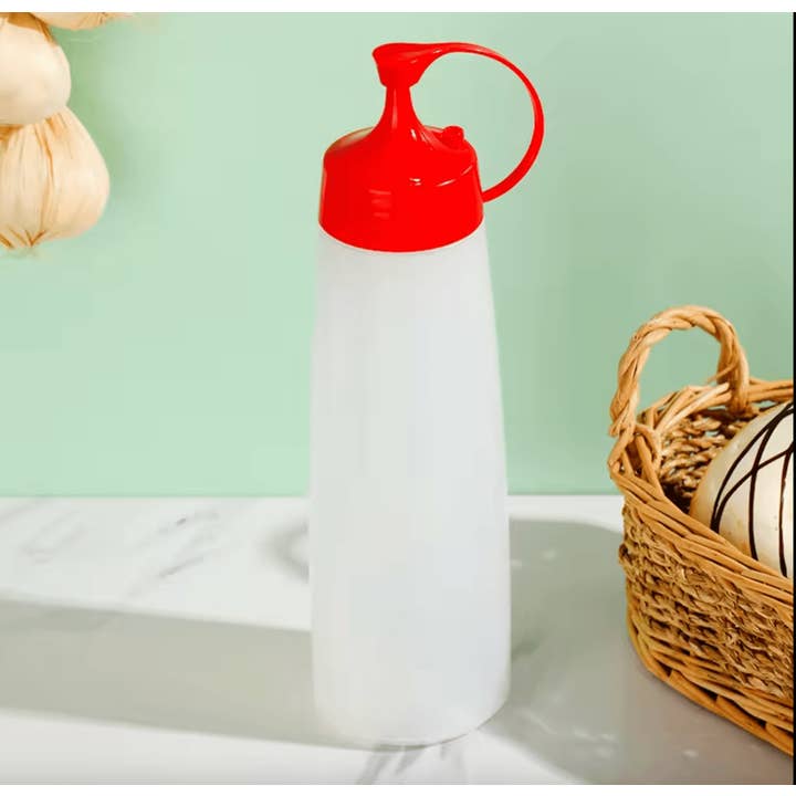 Clene Pack - Wholesale Sauce - 14oz BPA-Free Easy-Squeeze Condiment Dispenser with Nozzle1