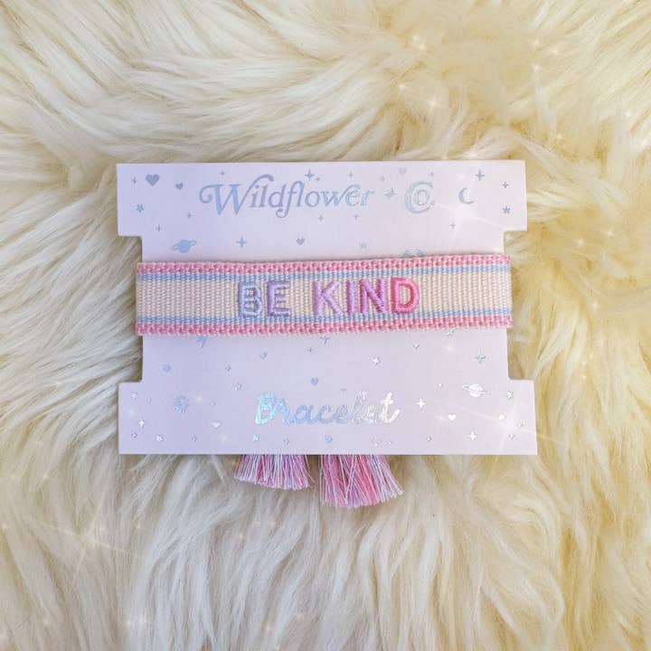 Wildflower + Co. - Wholesale Woven/Braided Bracelet - Embroidered Friendship Bracelets