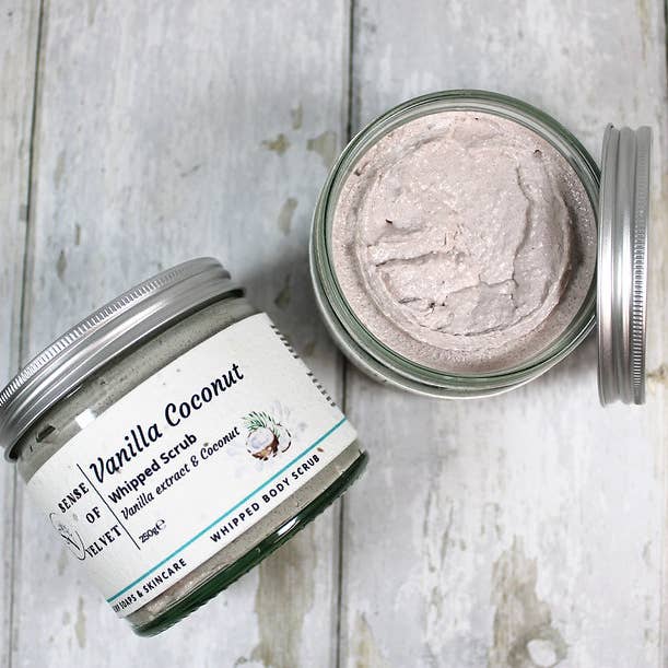 Sense of Velvet - Wholesale Body Scrub/Exfoliant - Vanilla Coconut Whipped Scrub2