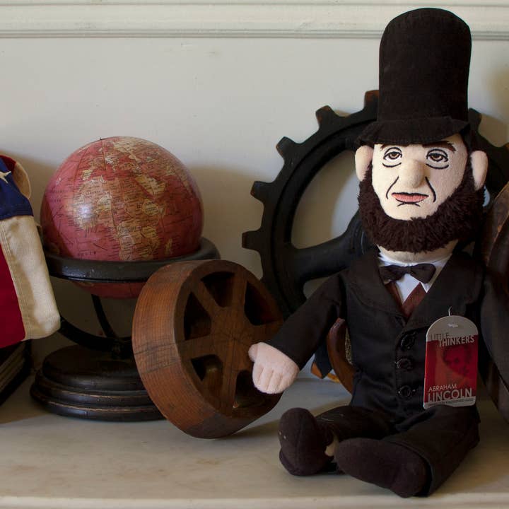 Unemployed Philosophers Guild - Wholesale Stuffed/Plush Toy - Kids & Baby - Abraham Lincoln Little Thinker