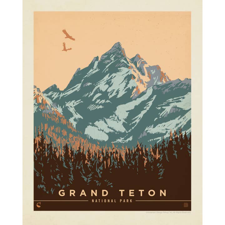 Grand Teton NP Morning Glory 8"X10" Print for wholesale by Tourist Courts
