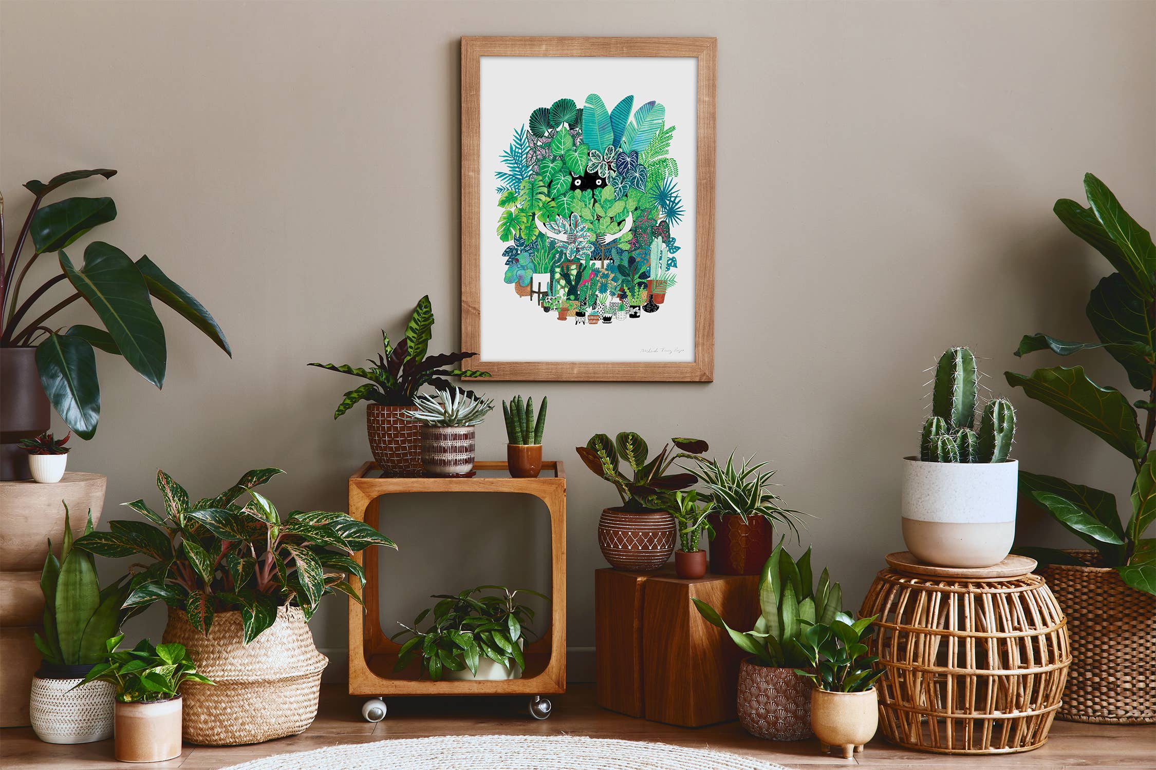 Party Mouse Studio – Impressão artística por atacado – Impressão Plant Freak2