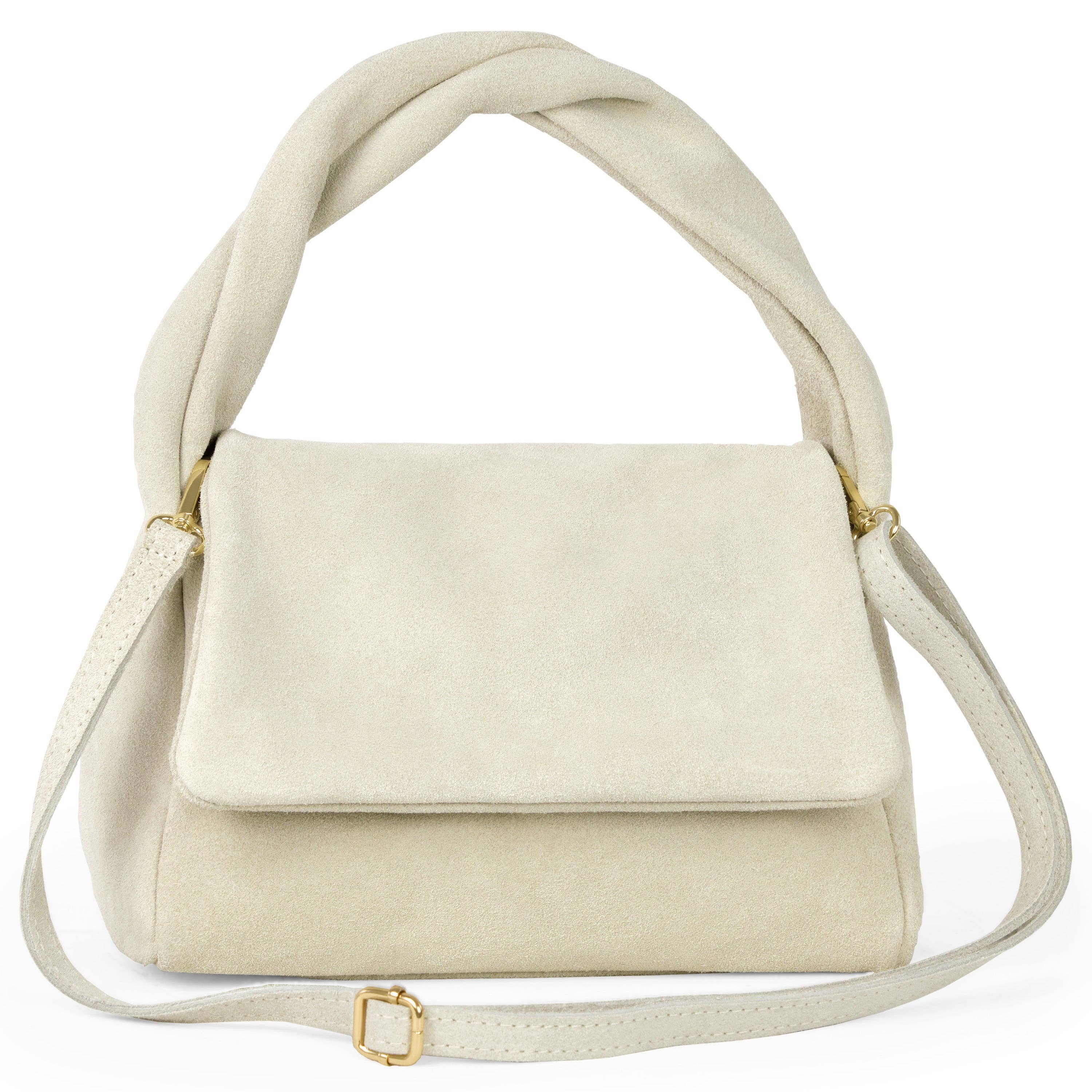 TAKEASY - Vendita all'ingrosso Borsa con manico - Donna - Borsa a mano in pelle scamosciata0
