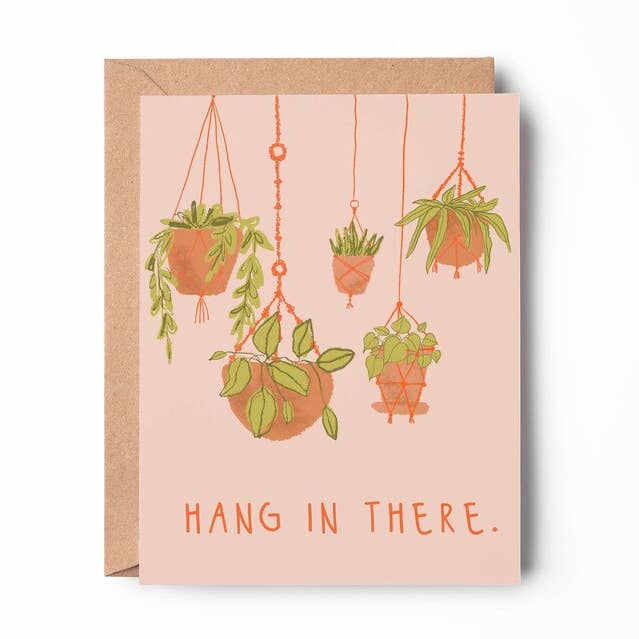 Hang In There Greeting Card for wholesale by S Pogas Art