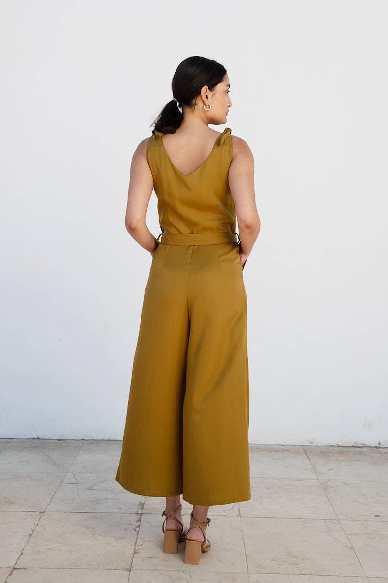 Studio Hertzberg - Venta al por mayor Peto - Mujer - Mono de Tencel FA-SA en color oliva3