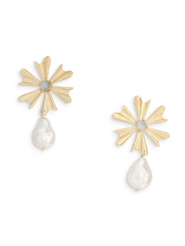 Amelia Earring | Moonstone for wholesale by Ever Alice Studio